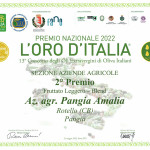 Diploma l'Oro d'Italia 2022